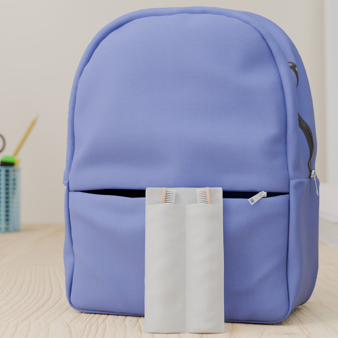 Tidy Brush Pouch For 2 Standard Toothbrushes